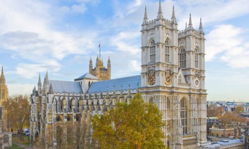 facciata della Westminster abbey