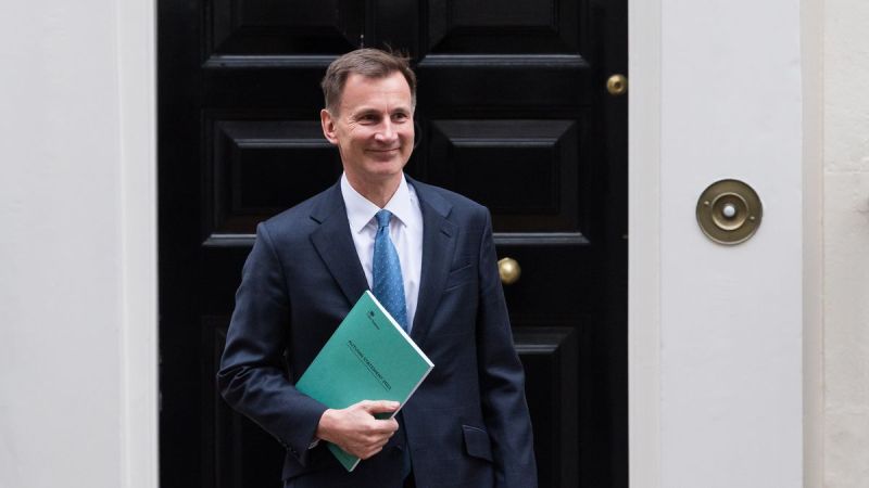 Il Cancelliere Jeremy Hunt