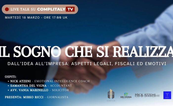 il webinar per creare un'impresa