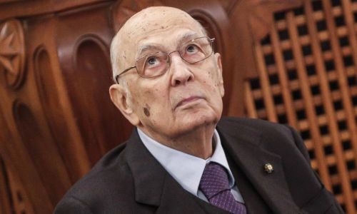 l'ex presidente della repubblica Giorgio Napolitano