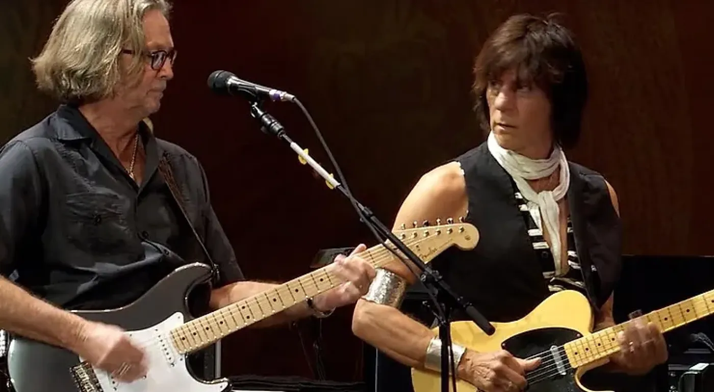 jeff beck e eric clapton suonano assieme