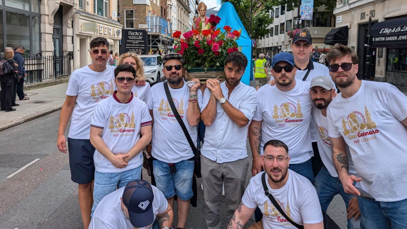 san Gennaro alla madonna del Carmelo a londra