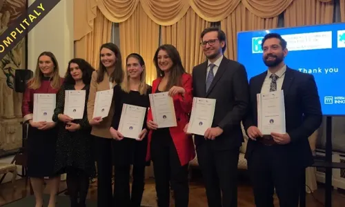 i vincitori del premio talented young italians in ambasciata a londra