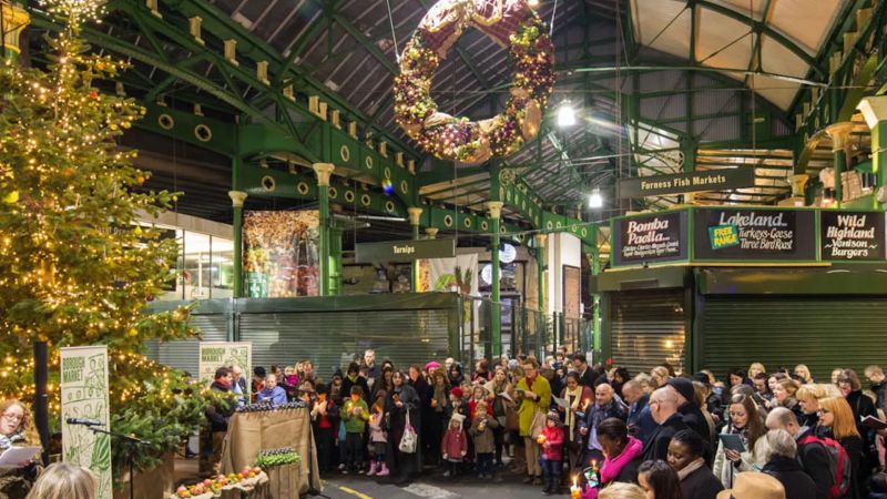 Borough Market at Christmas