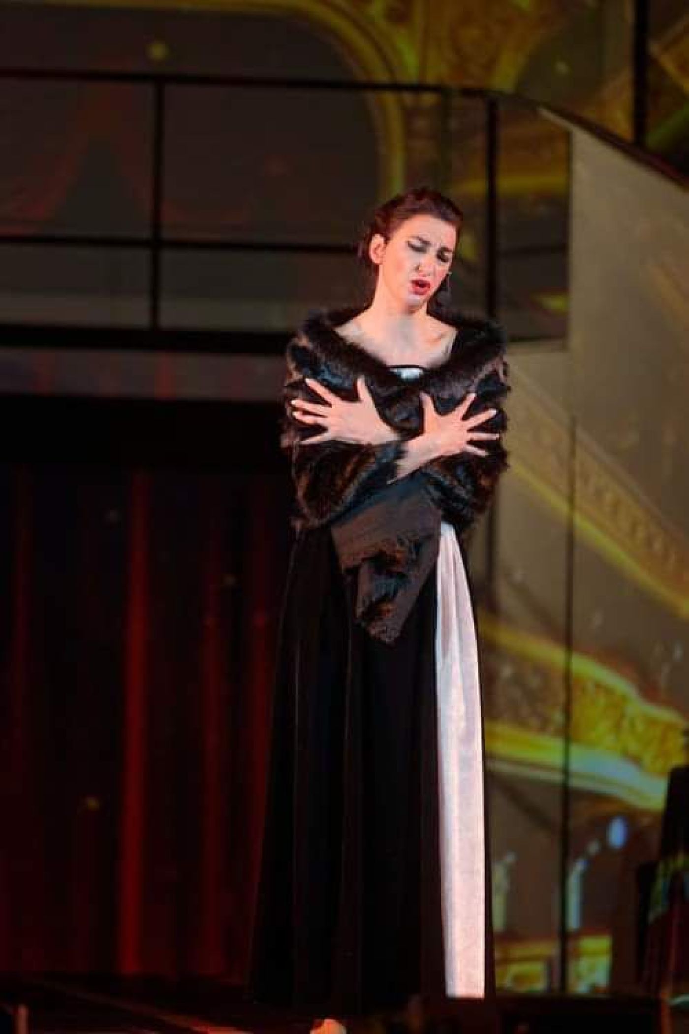 una scena del musical "callas e onassis"