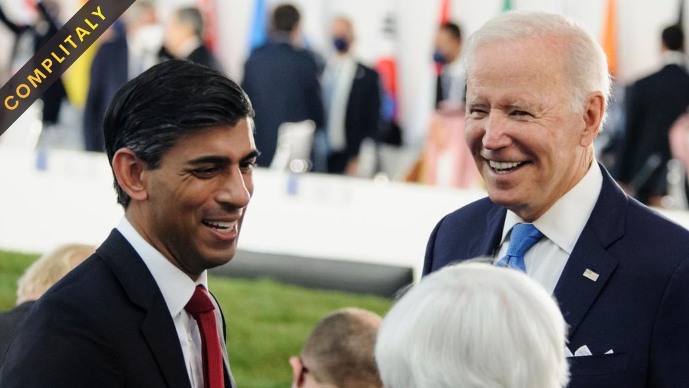 incontro tra rishi sunak e joe biden