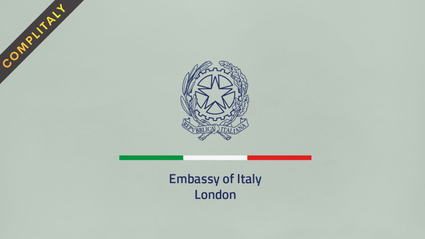 logo ambasciata italiana a londra