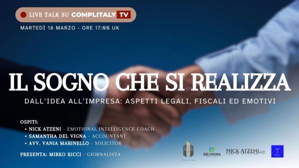 il webinar per creare un'impresa