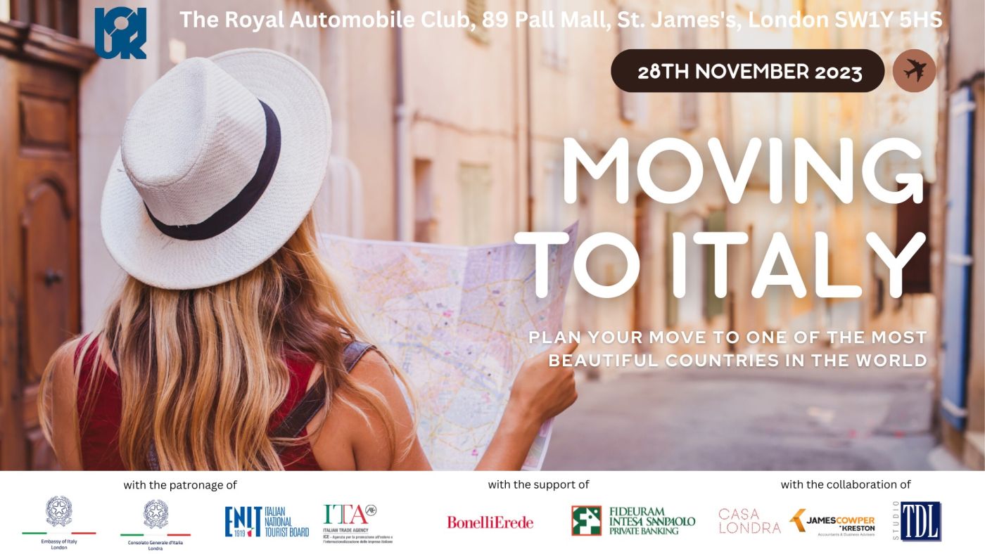 locandina del moving to Italy show