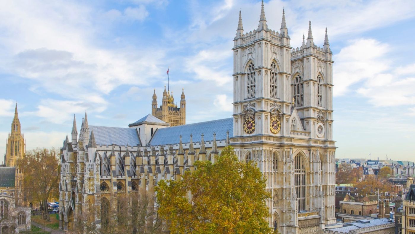 facciata della Westminster abbey